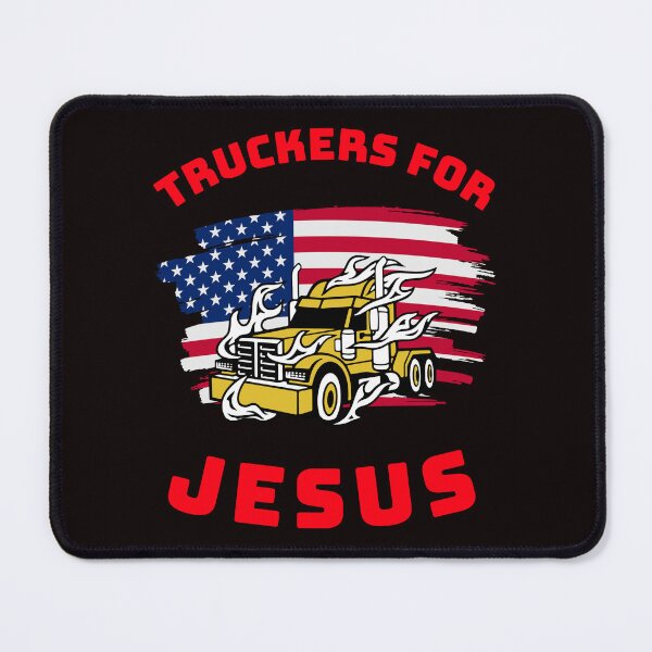 Artikelvorschau, Amerikanischer Trucker, Trucker für Jesus GR entworfen und verkauft von TeamsterLife.