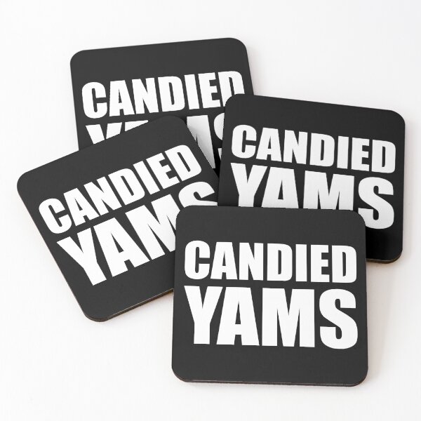 Item preview, CANDIED YAMS Funny Food Design Holiday Thanksgiving Christmas designed and sold by PuddleMart.