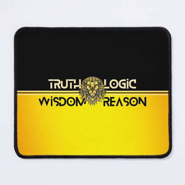 Item preview, Lion Truth Logic Wisdom Reason Yellow and Black designed and sold by Yiorgos Designs.