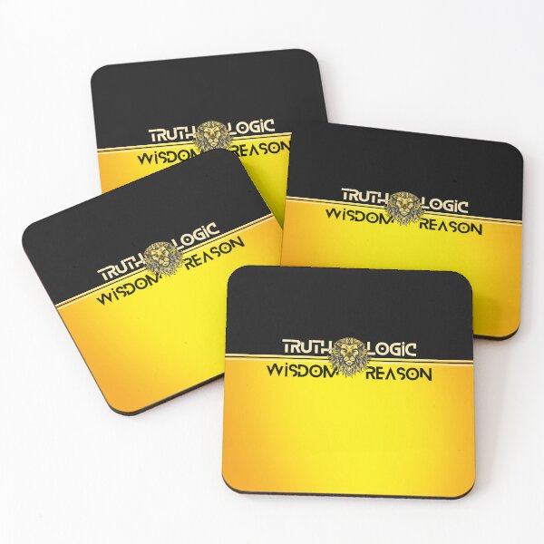Item preview, Lion Truth Logic Wisdom Reason Yellow and Black designed and sold by Yiorgos Designs.