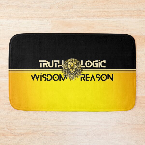 Item preview, Lion Truth Logic Wisdom Reason Yellow and Black designed and sold by Yiorgos Designs.