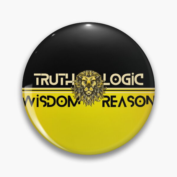 Item preview, Lion Truth Logic Wisdom Reason Yellow and Black designed and sold by Yiorgos Designs.