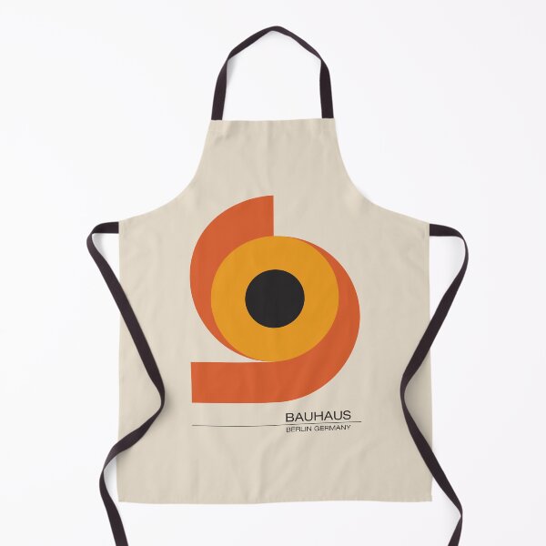 Item preview, Bauhaus - Retro / Art Deco architecture discipline from Berlin, Germany - Available in posters, etc - Orange bauhaus designed and sold by ArcFoundationCo.