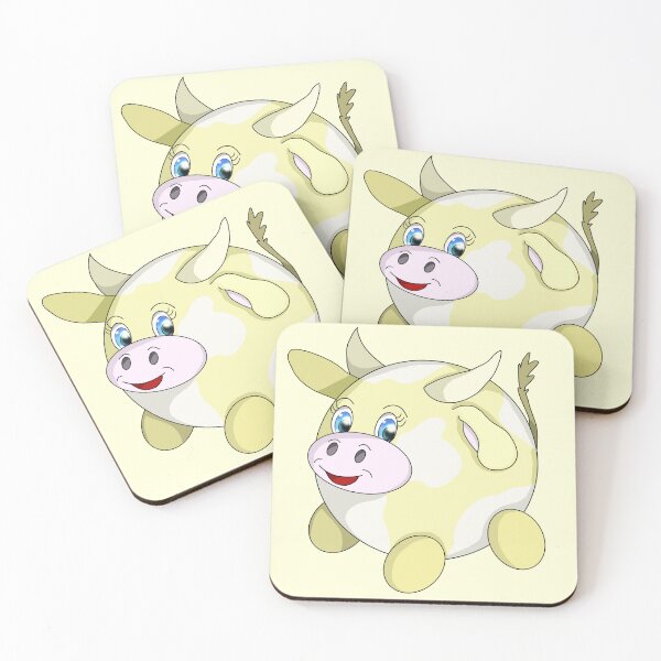 Item preview, happy yellow cow designed and sold by BeingNow.