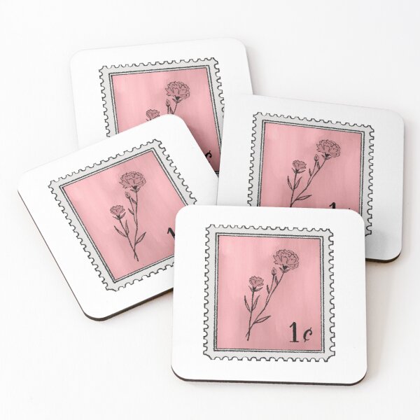Item preview, January Birth Flower Carnation Stamp designed and sold by Zephyr-Studio.