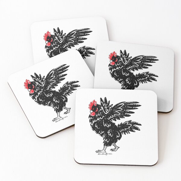 Item preview, Evil Chicken designed and sold by Miss-A-McQ-Art.