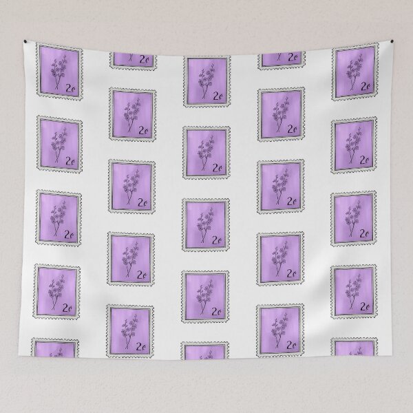 Item preview, February Birth Flower Violet Stamp designed and sold by Zephyr-Studio.