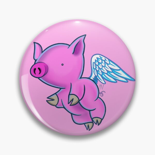 Item preview, Cute Flying Pig designed and sold by SpaceTruck.