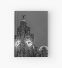 Top of the Liver Building tower Hardcover Journal