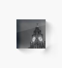 Top of the Liver Building tower Acrylic Block