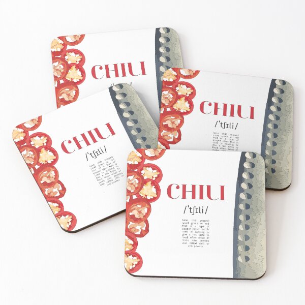 Item preview, Chili and Knife Kitchen Posterart #02 designed and sold by FlyingMPotato.