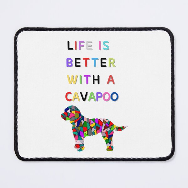 Item preview, Life is Better with a Cavapoo Colorful designed and sold by Dewlangrial.