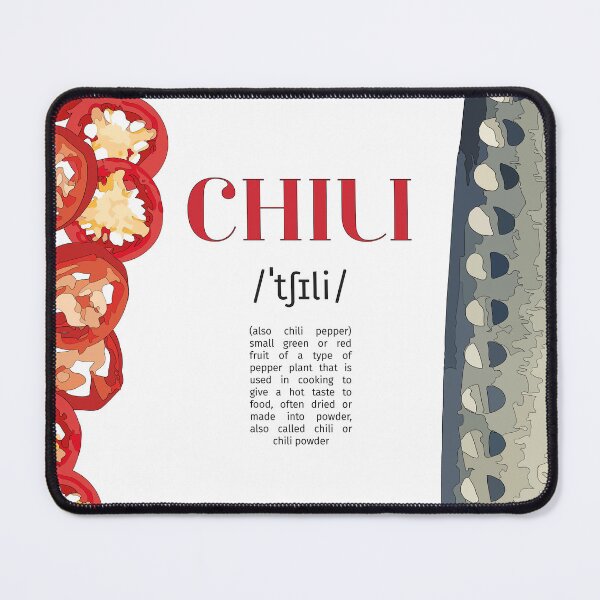 Item preview, Chili and Knife Kitchen Posterart #02 designed and sold by FlyingMPotato.