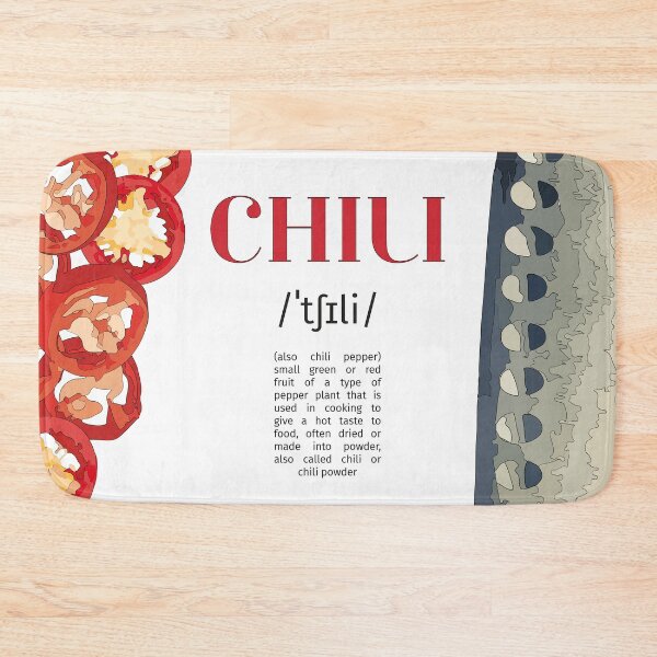 Item preview, Chili and Knife Kitchen Posterart #02 designed and sold by FlyingMPotato.