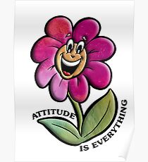 Flower Power Attitude Poster
