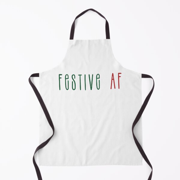 Item preview, FESTIVE AF | FESTIVE AF RED & GREEN TEXT designed and sold by Festive Feminist.