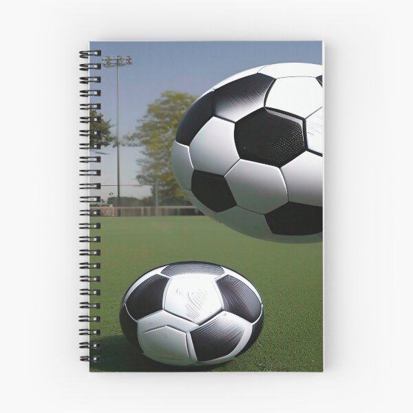Item preview, Sports Dual Soccer Balls on Soccer Field designed and sold by deniselynnimage.