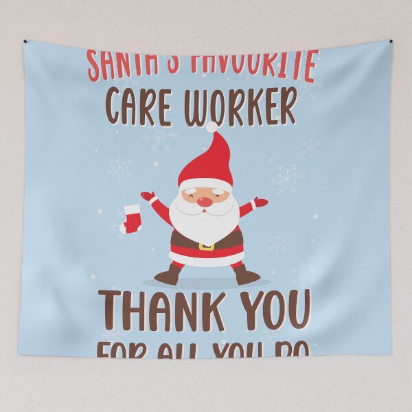 Item preview, Santa's Favourite Care Worker designed and sold by TaraGbear.