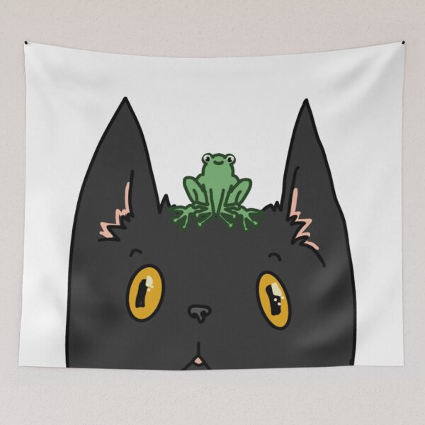Item preview, Frog on cat designed and sold by marnilauren.