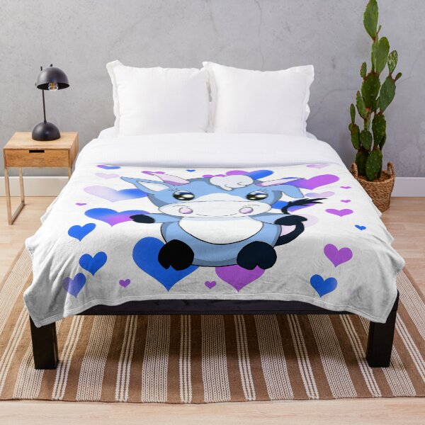 Aperçu de l'œuvre bébé vache bleue créée et vendue par BeingNow.