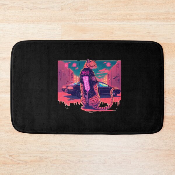 Item preview, Synthwave Cat 2 designed and sold by TheSamuraiCat.