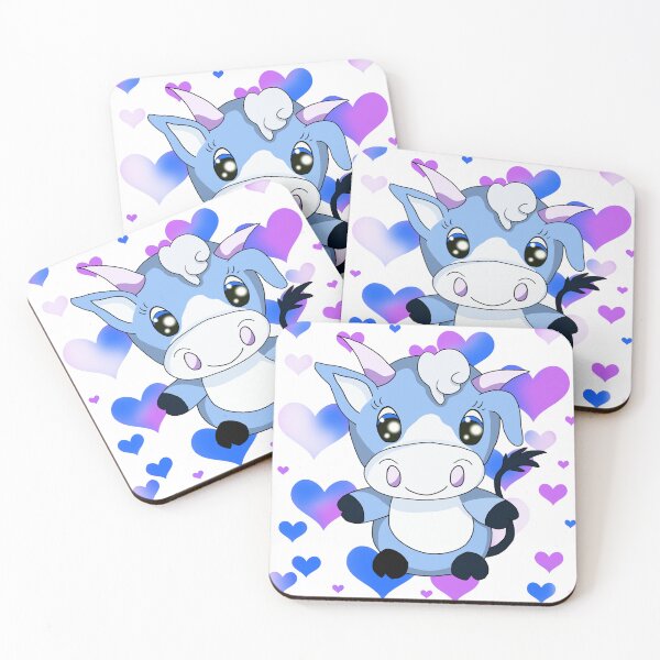 Item preview, vaca bebé azul designed and sold by BeingNow.
