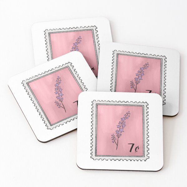 Item preview, July Birth Flower Larkspur Stamp designed and sold by Zephyr-Studio.