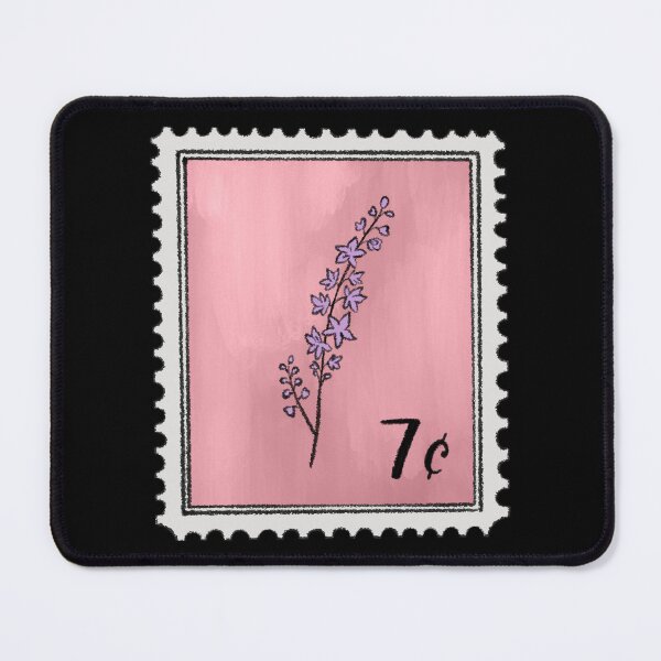 Item preview, July Birth Flower Larkspur Stamp designed and sold by Zephyr-Studio.