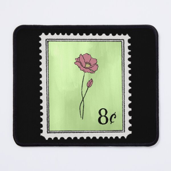 Item preview, August Birth Flower Poppy Stamp designed and sold by Zephyr-Studio.