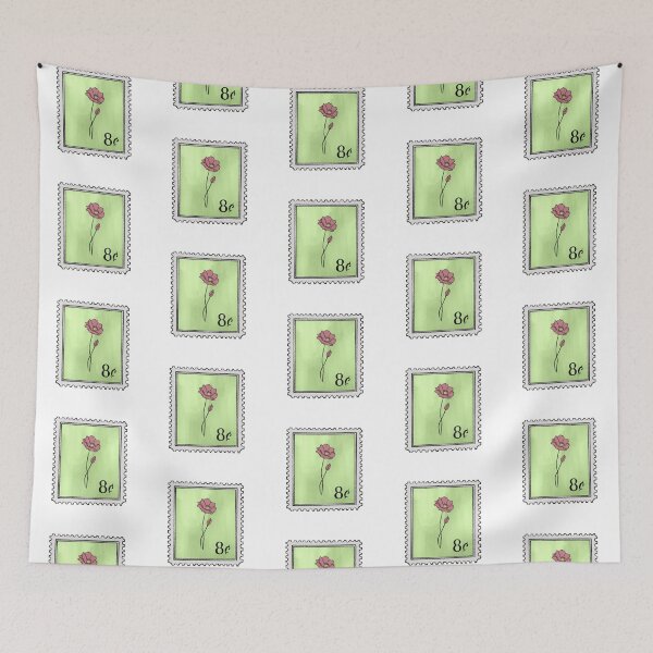 Item preview, August Birth Flower Poppy Stamp designed and sold by Zephyr-Studio.