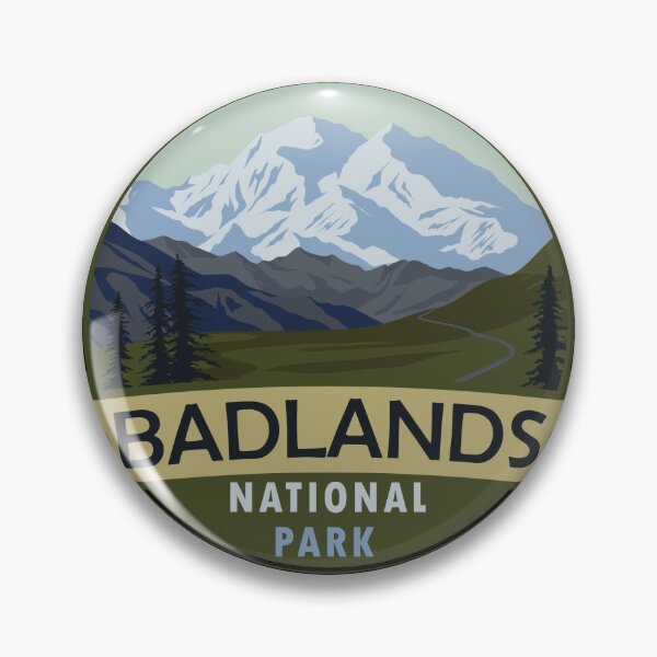 Item preview, Cool Vintage Retro Badlands National Park Mountain Hiking designed and sold by Zeus-Studio.