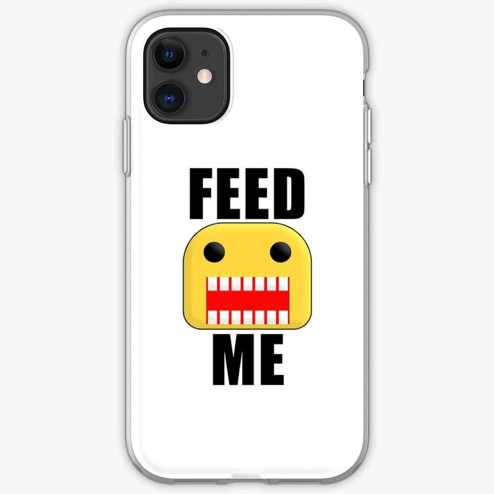 Roblox Feed Me Giant Noob Iphone Case Cover By Jenr8d Designs Redbubble - sad roblox noob face