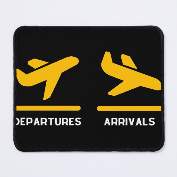 Item preview, Departures Arrivals Aviation Design Airport designed and sold by VELATA.
