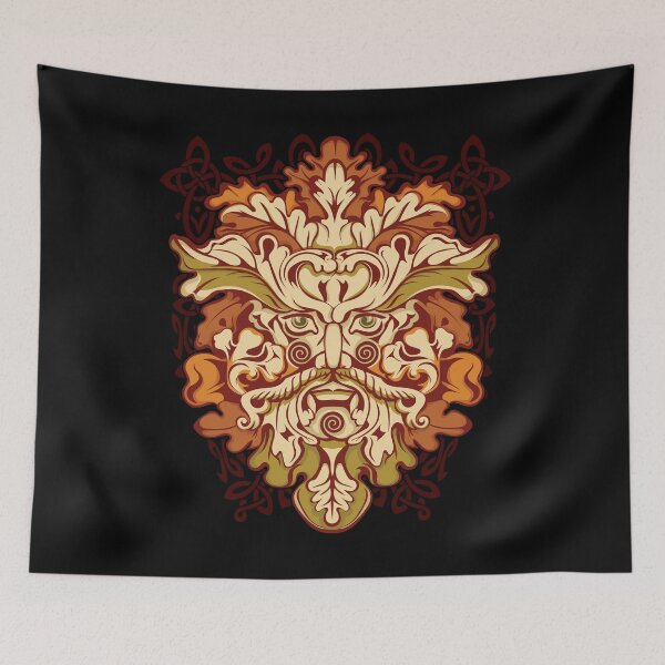 Item preview, Celtic Green Man Scottish Folklore Mythology Pagan Irish designed and sold by BluePagan.