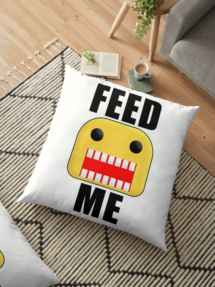 Roblox Feed Me Giant Noob Floor Pillow By Jenr8d Designs Redbubble - roblox feed me giant noob kids pullover hoodie by jenr8d designs