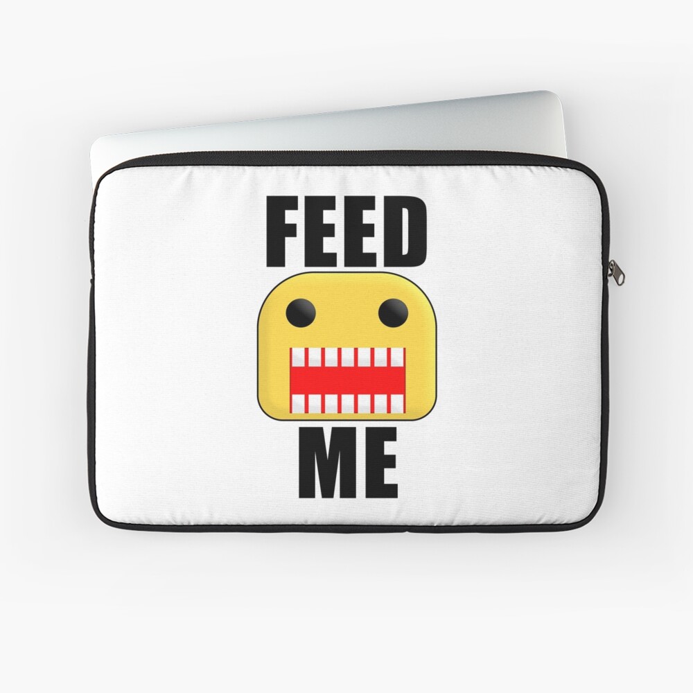 Roblox Feed Me Giant Noob Laptop Sleeve By Jenr8d Designs Redbubble - roblox noob t pose art board print by smoothnoob redbubble