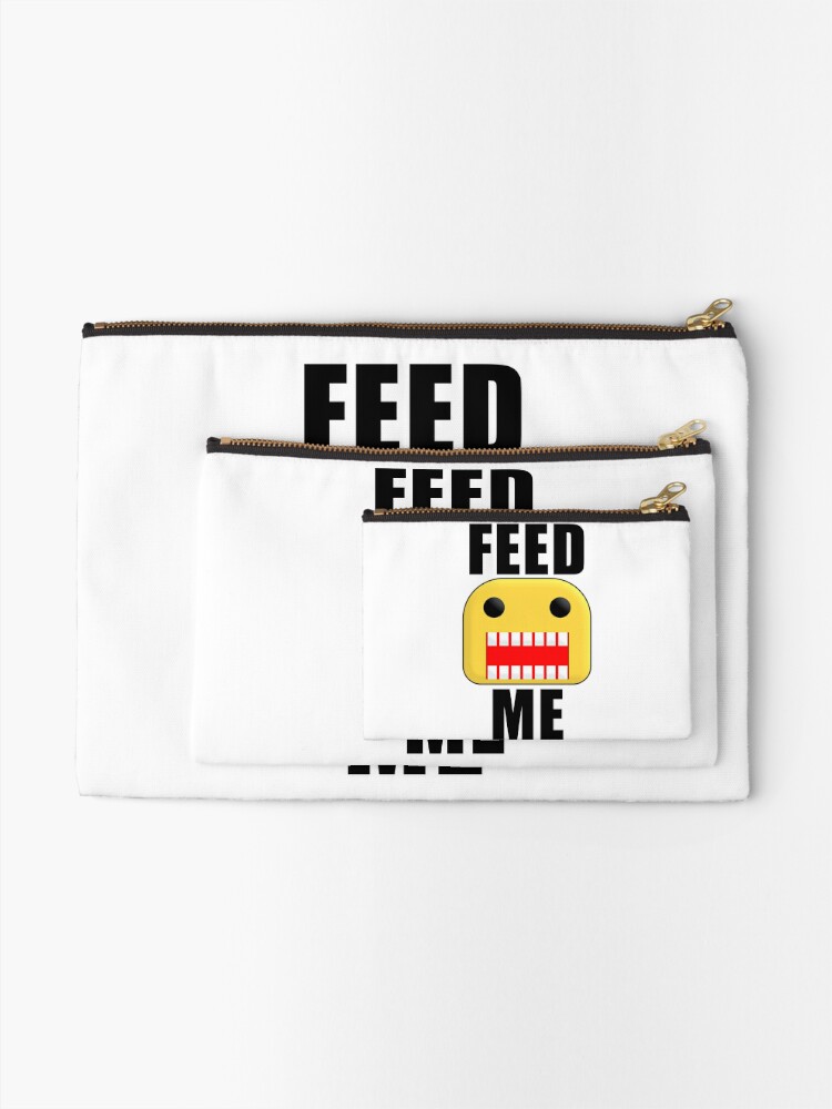 Roblox Feed Me Giant Noob Zipper Pouch By Jenr8d Designs Redbubble - roblox feed me giant noob canvas print by jenr8d designs redbubble
