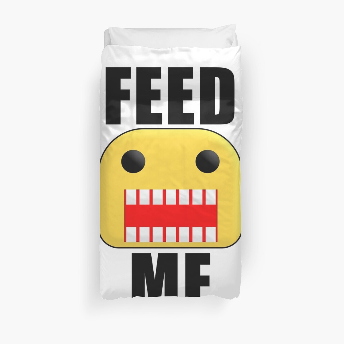 Roblox Feed Me Giant Noob Duvet Cover By Jenr8d Designs Redbubble - roblox minimal noob duvet cover by jenr8d designs redbubble