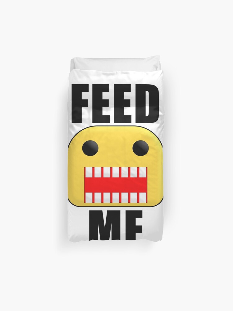 Roblox Feed Me Giant Noob Duvet Cover - 50 things a noob does in roblox
