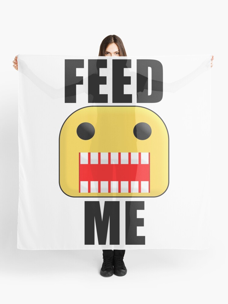 Roblox Feed Me Giant Noob Scarf By Jenr8d Designs Redbubble - me nub roblox