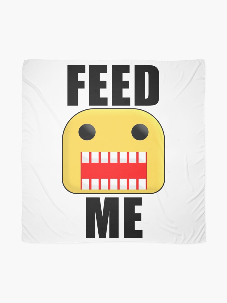 Roblox Feed Me Giant Noob Scarf By Jenr8d Designs Redbubble - roblox feed me shirt