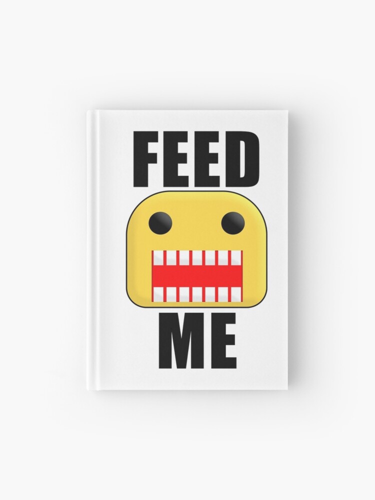 Roblox Feed Me Giant Noob Hardcover Journal By Jenr8d Designs Redbubble - roblox where s the noob official roblox hardcover