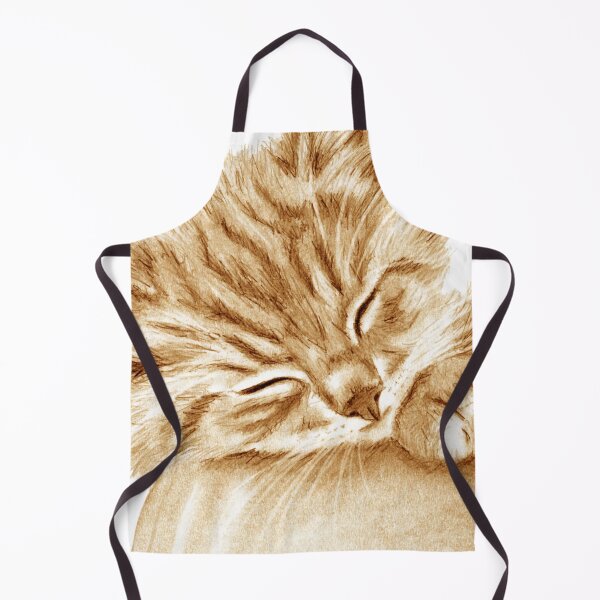 Item preview, Kitten asleep in bowl - brown colorized version designed and sold by SylvieG18.