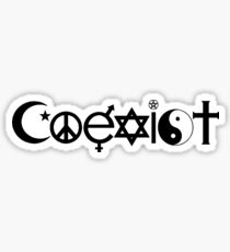 Coexist Sticker Sticker
