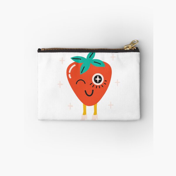 Item preview, Winking Strawberry Face with High Heels designed and sold by PrintPortal.