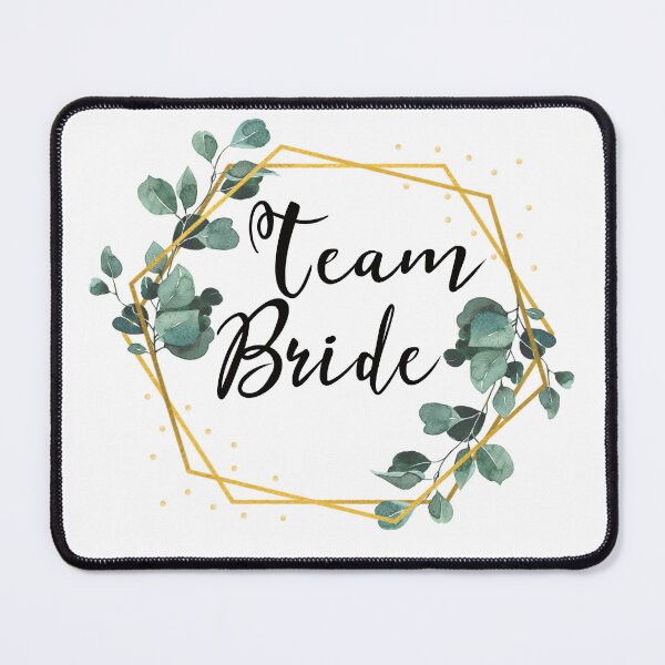 Item preview, Team Bride in eucalyptus frame designed and sold by EbnerPrints.