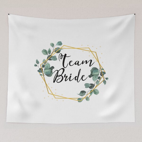 Item preview, Team Bride in eucalyptus frame designed and sold by EbnerPrints.