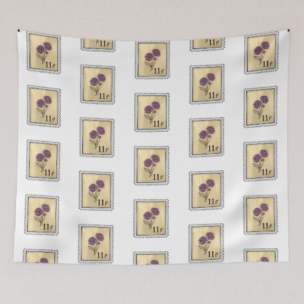 Artikelvorschau, November-Geburts-Blumen-Chrysantheme-Stempel entworfen und verkauft von Zephyr-Studio.