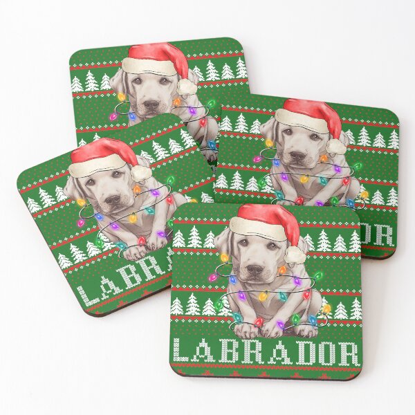 Item preview, labrador ugly christmas sweater - labrador lover xmas ugly pajama - labrador through the snow designed and sold by wear4gamers.