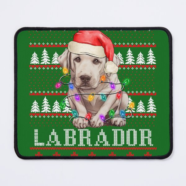 Item preview, labrador ugly christmas sweater - labrador lover xmas ugly pajama - labrador through the snow designed and sold by wear4gamers.